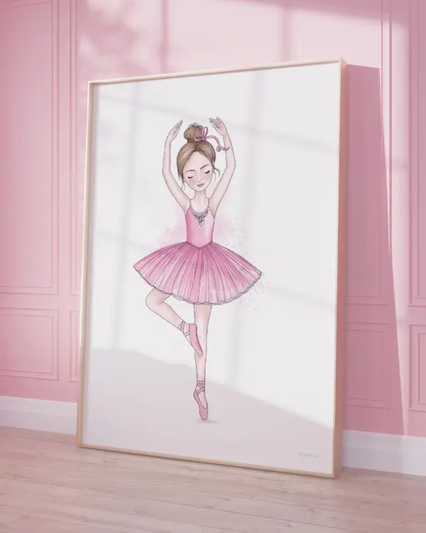 Ballerina Pirouette – Art Print