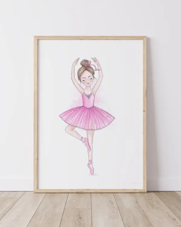 Ballerina Pirouette – Art Print