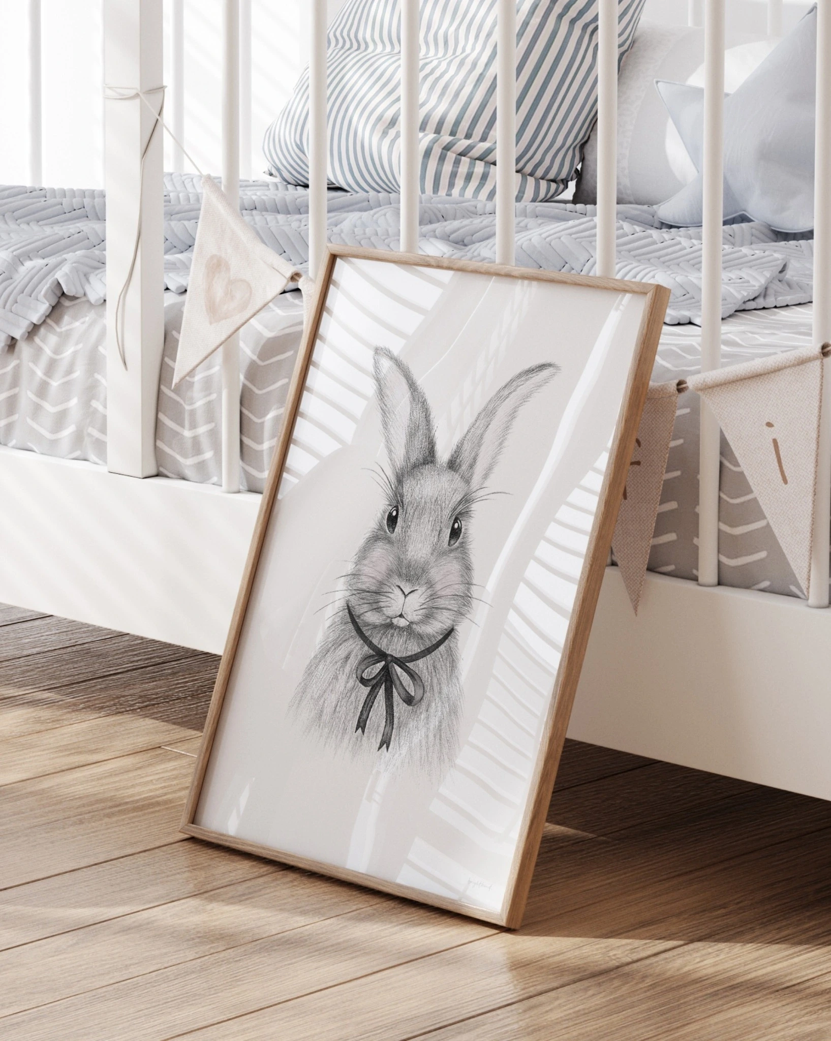 Bowie the Rabbit – Art Print