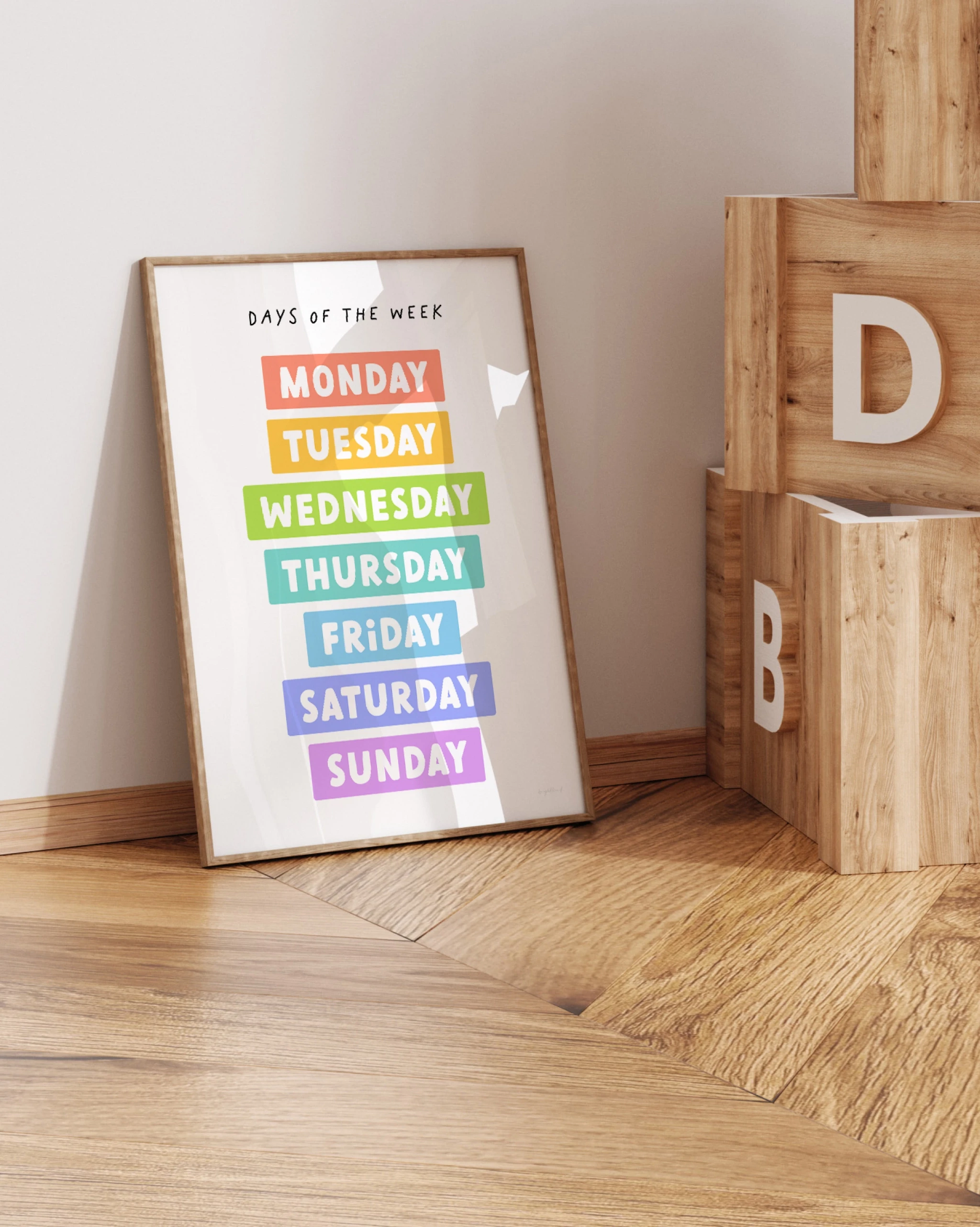 Days of the Week – Educational Poster