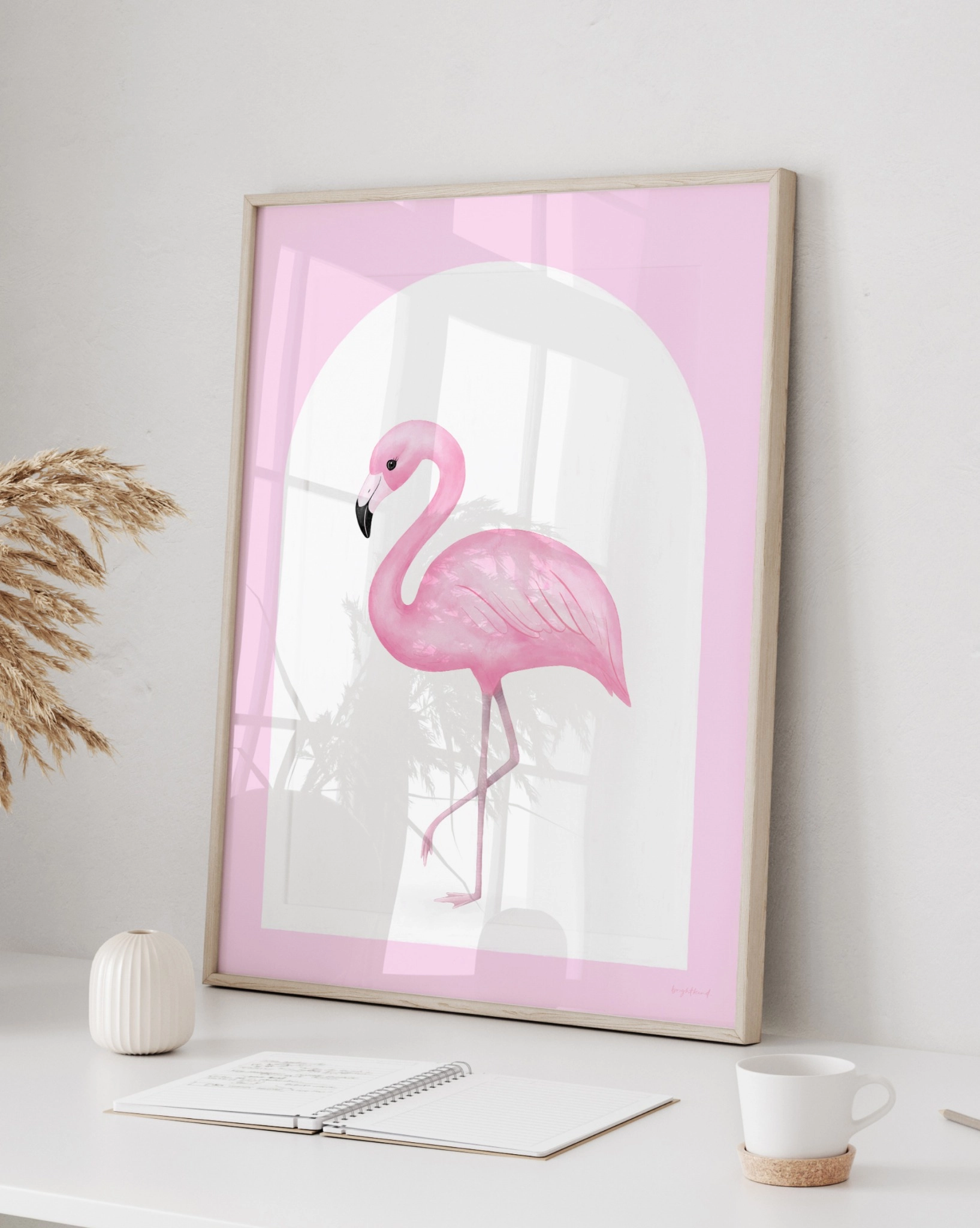 Florence the Flamingo – Art Print