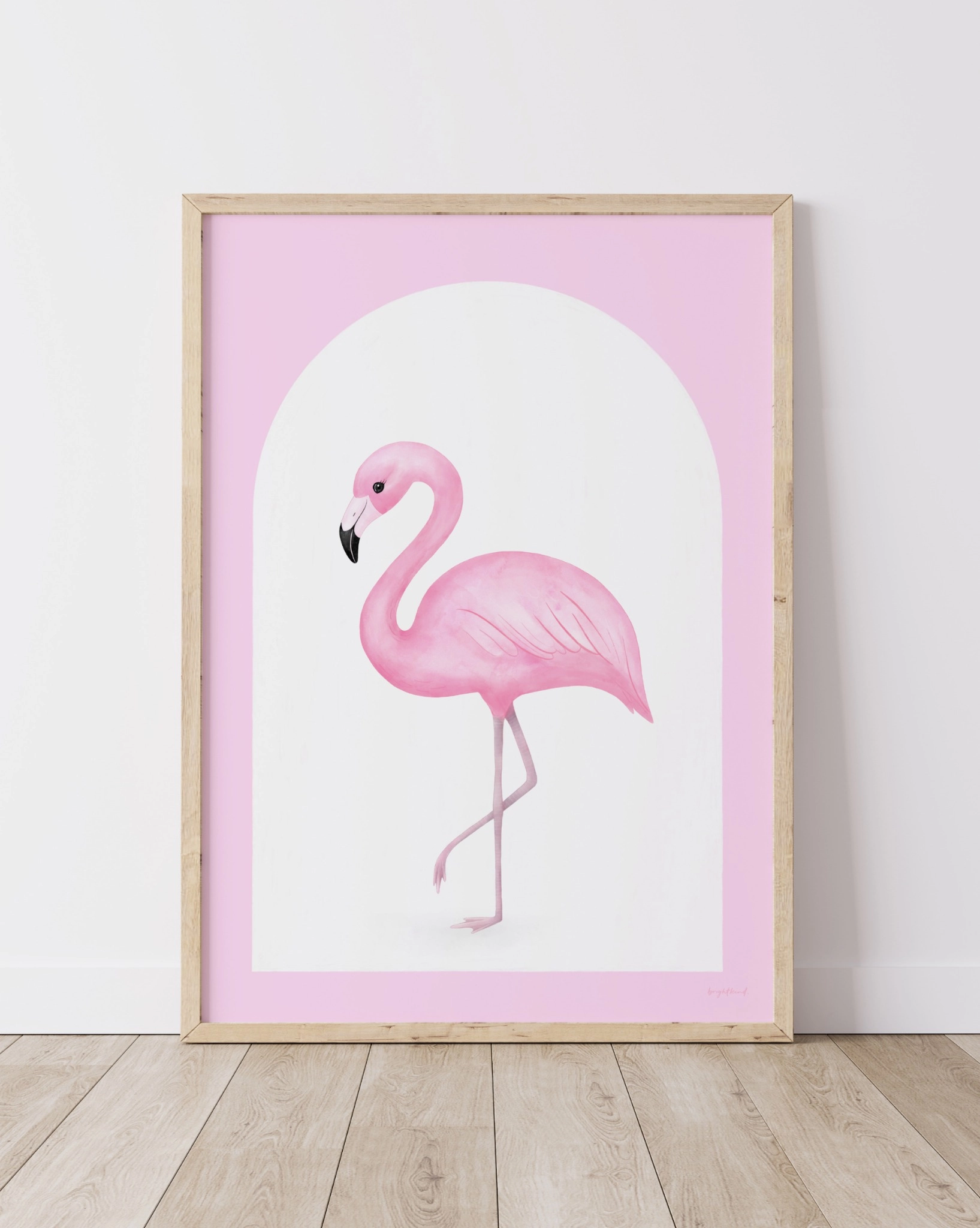 Florence the Flamingo – Art Print