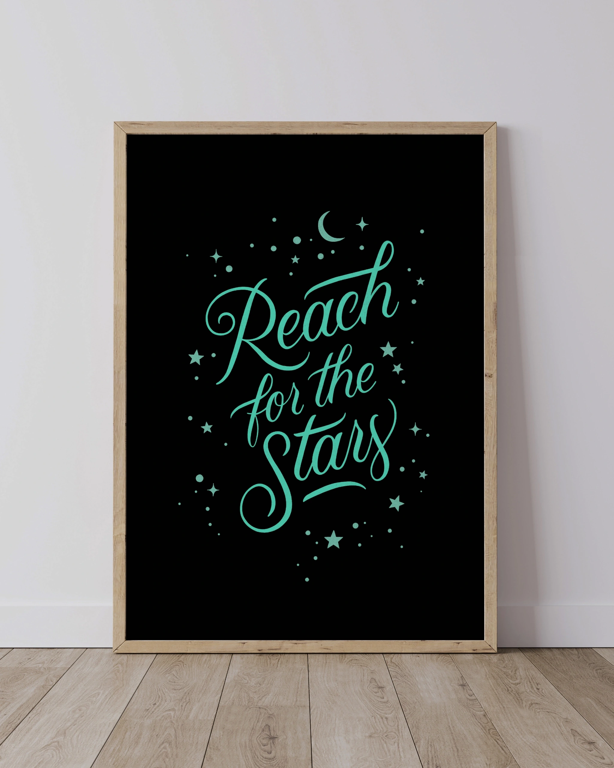 Reach for the Stars – Glow in the Dark Art Print