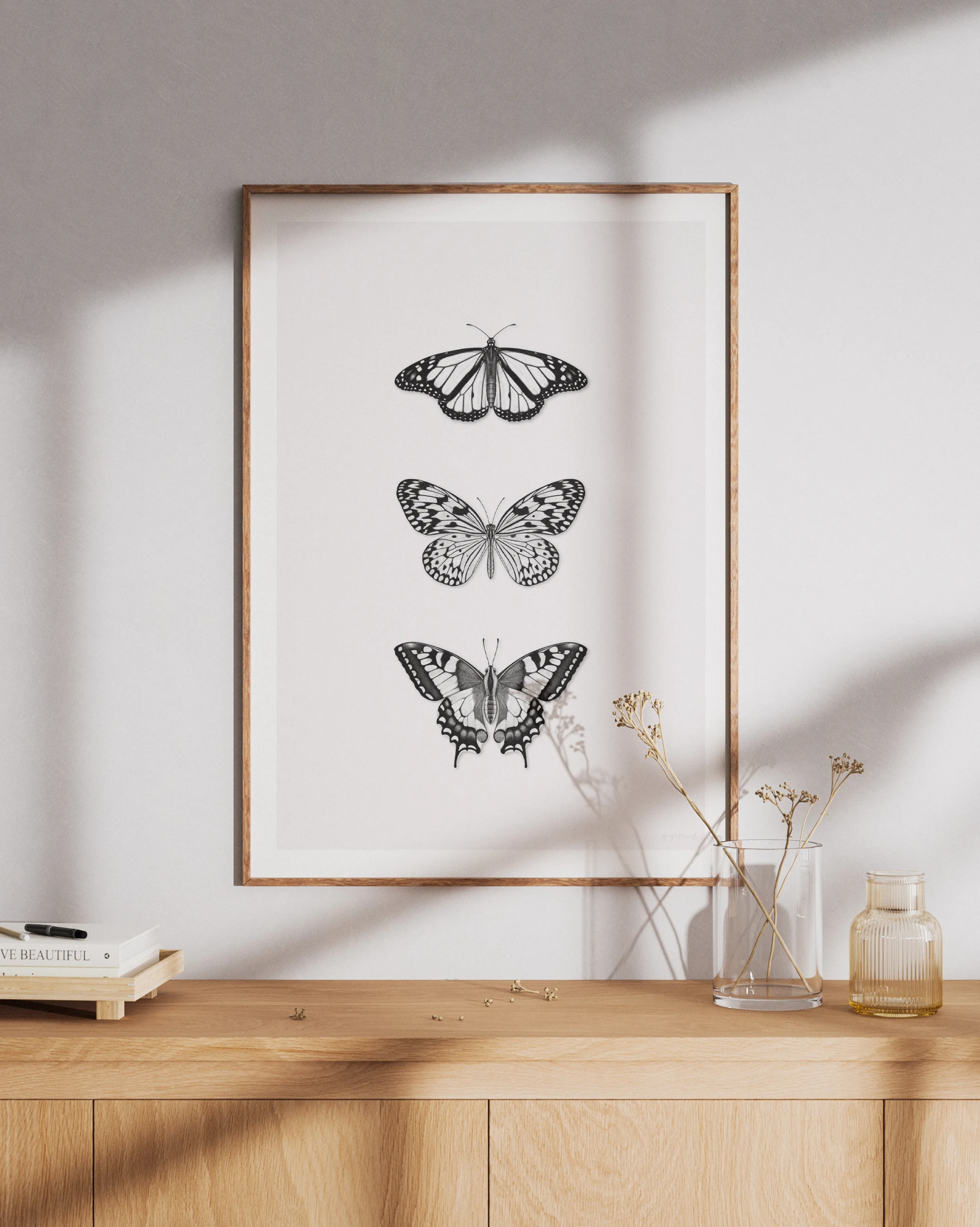 The Butterfly Trio – Art Print