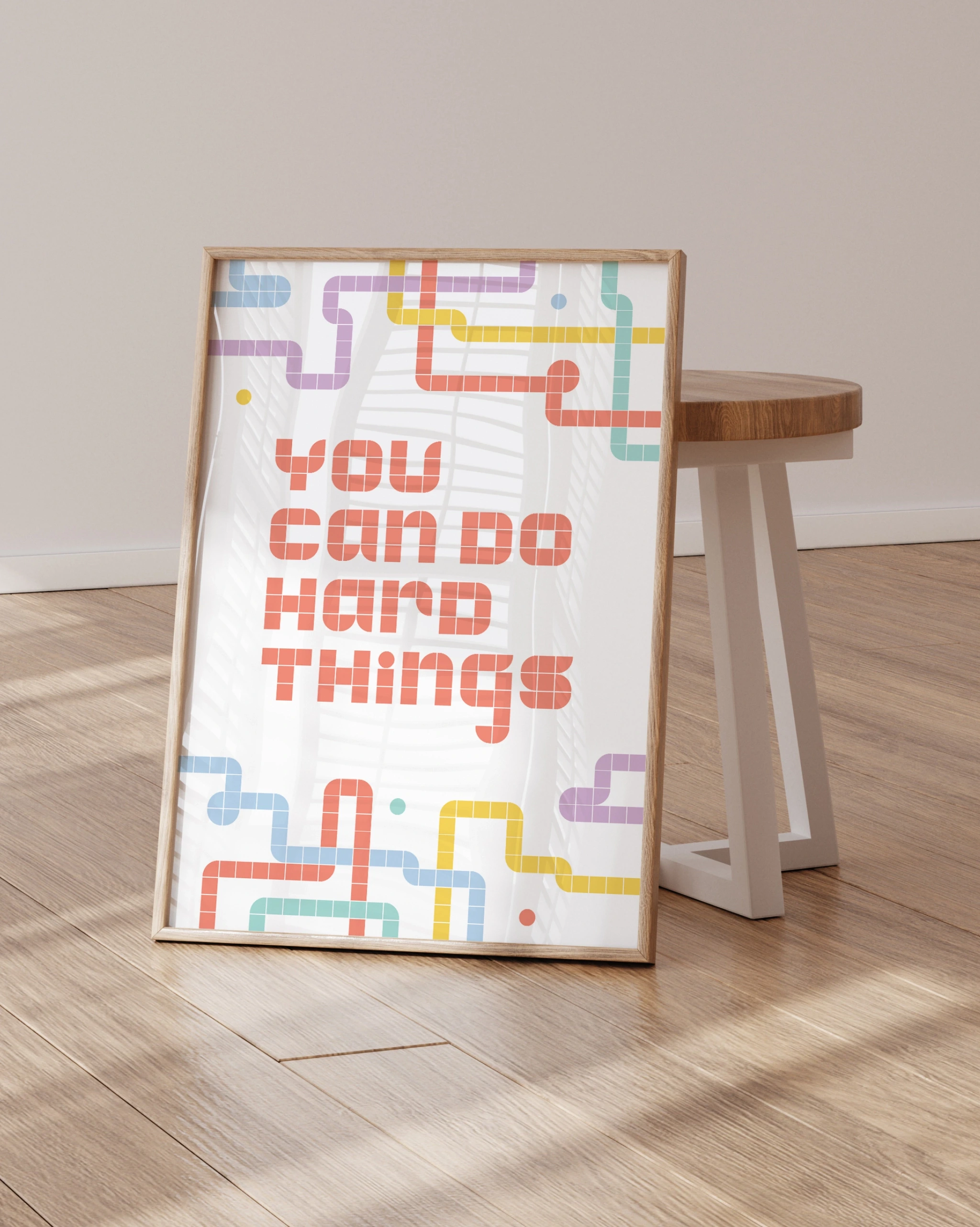 You Can Do Hard Things – Art Print