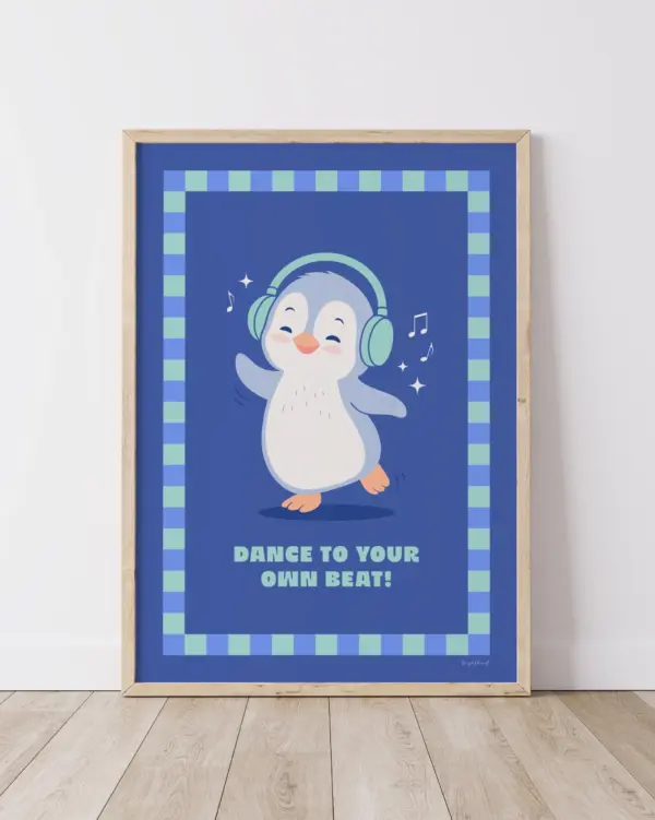 Dancing Penguin – Art Print